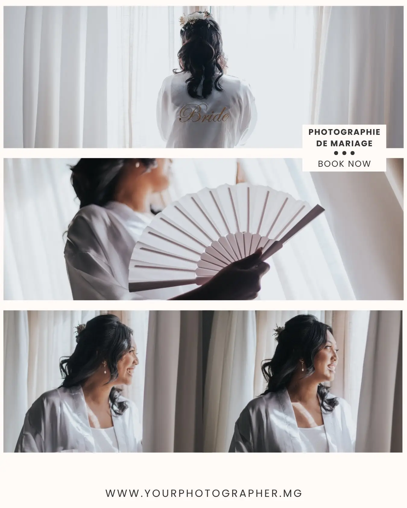 Photographie de Mariage Prépatarif mariée